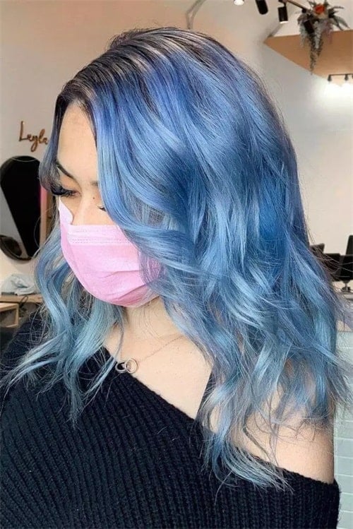 What is periwinkle hair color?