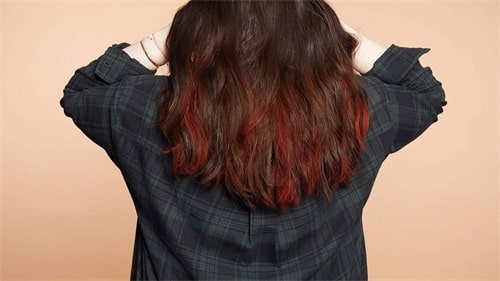 Red Ombre hair color
