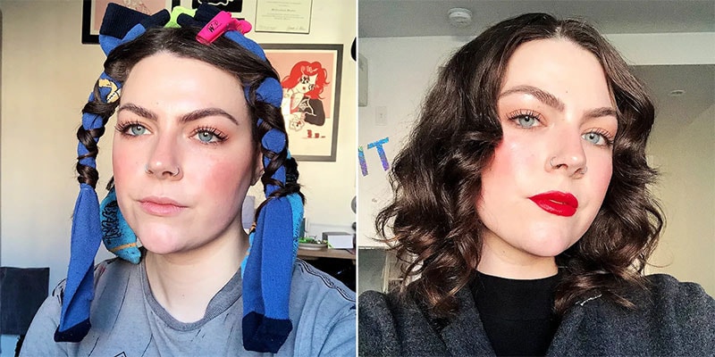 How To Curl Your Hair With Socks?