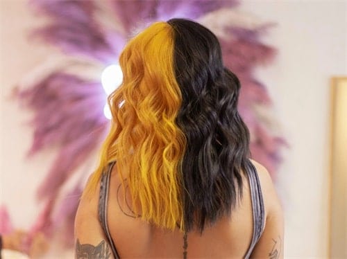 What are the benefits of split dye hair?
