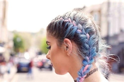 Magic hair color Semi Permanent sky blue grey ash blonde toner dye tint |  eBay