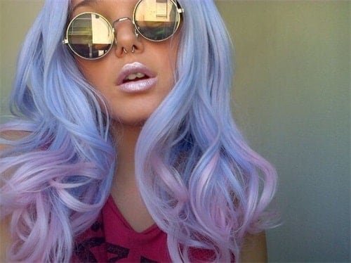 What is periwinkle hair color?
