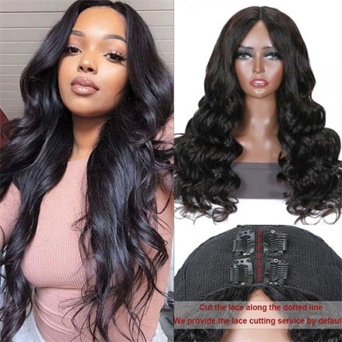 How to install body wave v part wig?