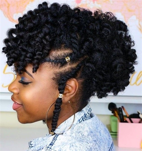 Hair Brained: Go from Day to Night with this Messy Bun Faux Hawk (2 Ways) -  Paper and Stitch