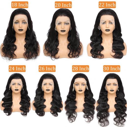 different wig length