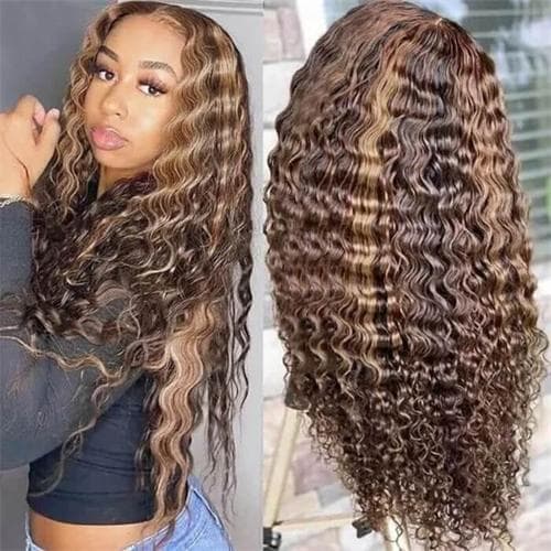 balayage curly wig