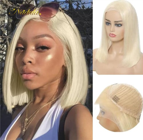 blonde bob lace front wig