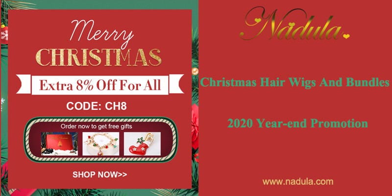 Christmas Hair Wigs And Bundles 2020 Year-end Promotion