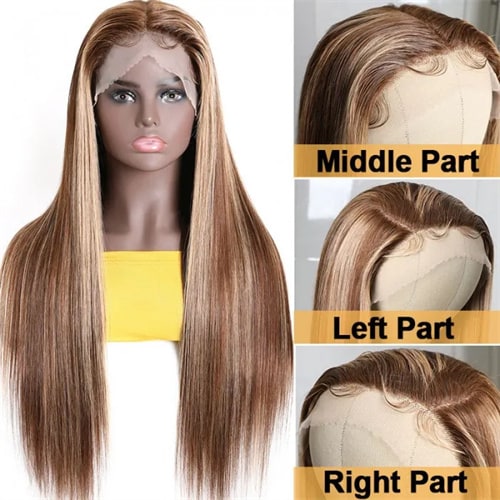 three part wig