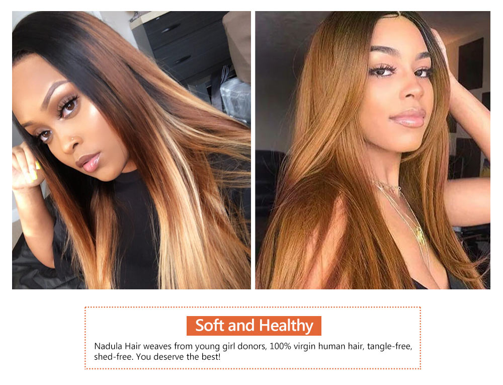 Straight Ombre Hair Weave