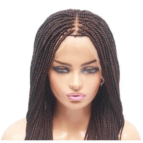 lace front braided wig