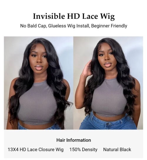 13X4 HD LACE WIG PRE PLUCKED