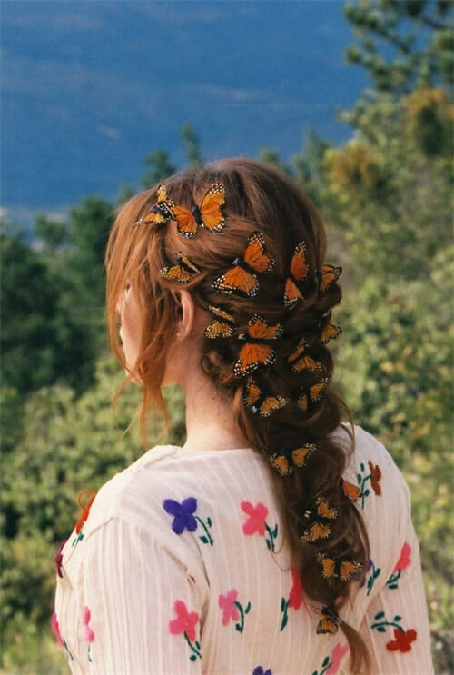 Bold Butterfly hairstyle