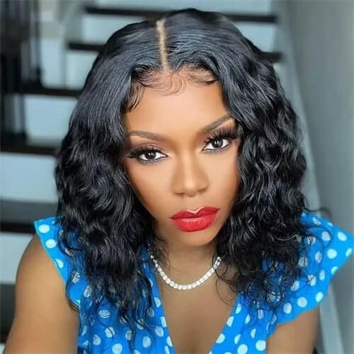 Lace Front Loose Body Wave Short Bob