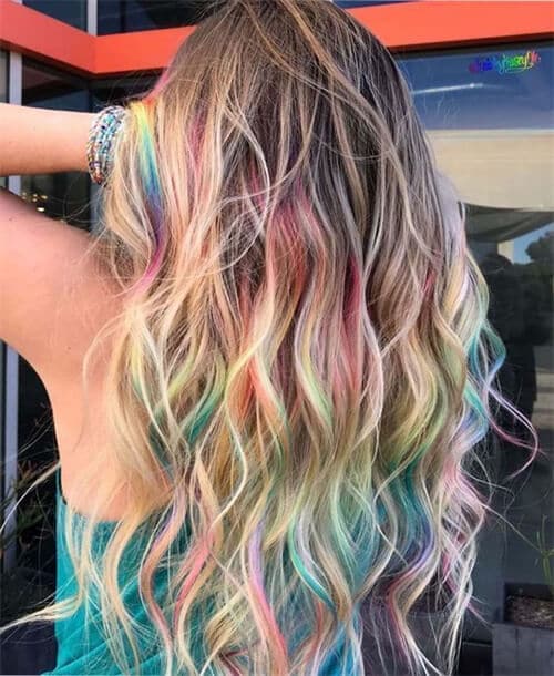 Fun Rainbow Hair
