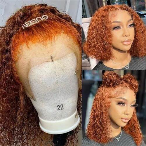 ginger orange lace front wig