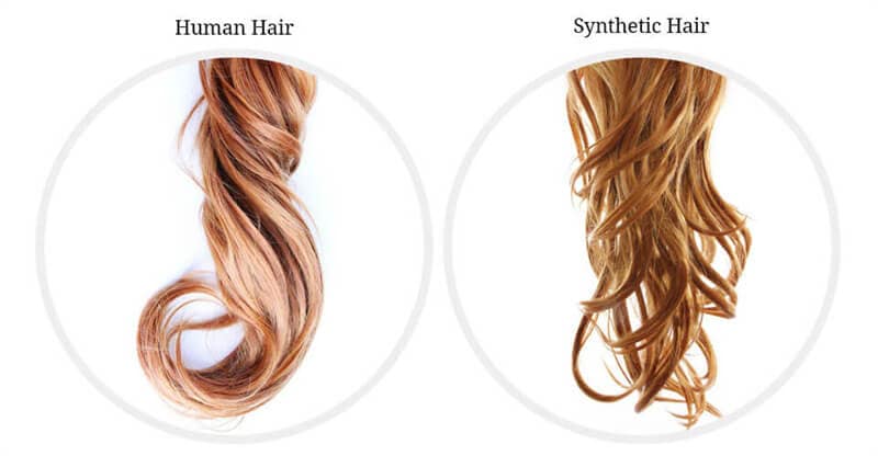 human hair vs synthetic wigs