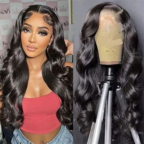 Nadula 7x5 And 13x4 Pre-cut Lace Closure Wigs Water Wave Put on