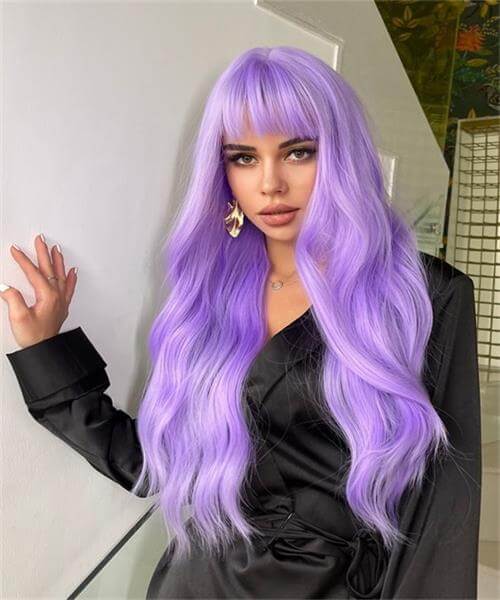 pale purple wigs