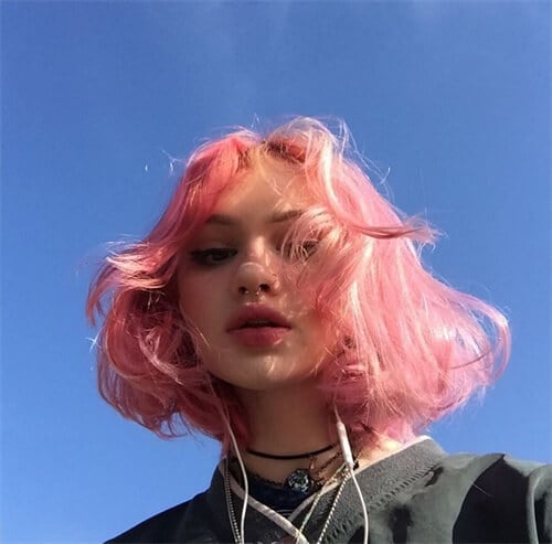 pink hair idea