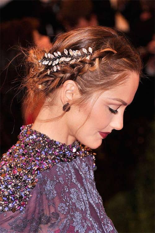 Braided Crown with Jewel